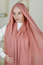 Load image into Gallery viewer, Coral Blush - Full Coverage Premium Modal Hijab
