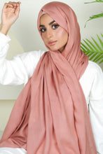 Load image into Gallery viewer, Coral Blush - Full Coverage Premium Modal Hijab
