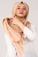 Load image into Gallery viewer, Creamy - Ultra Premium Chiffon Beige Hijab

