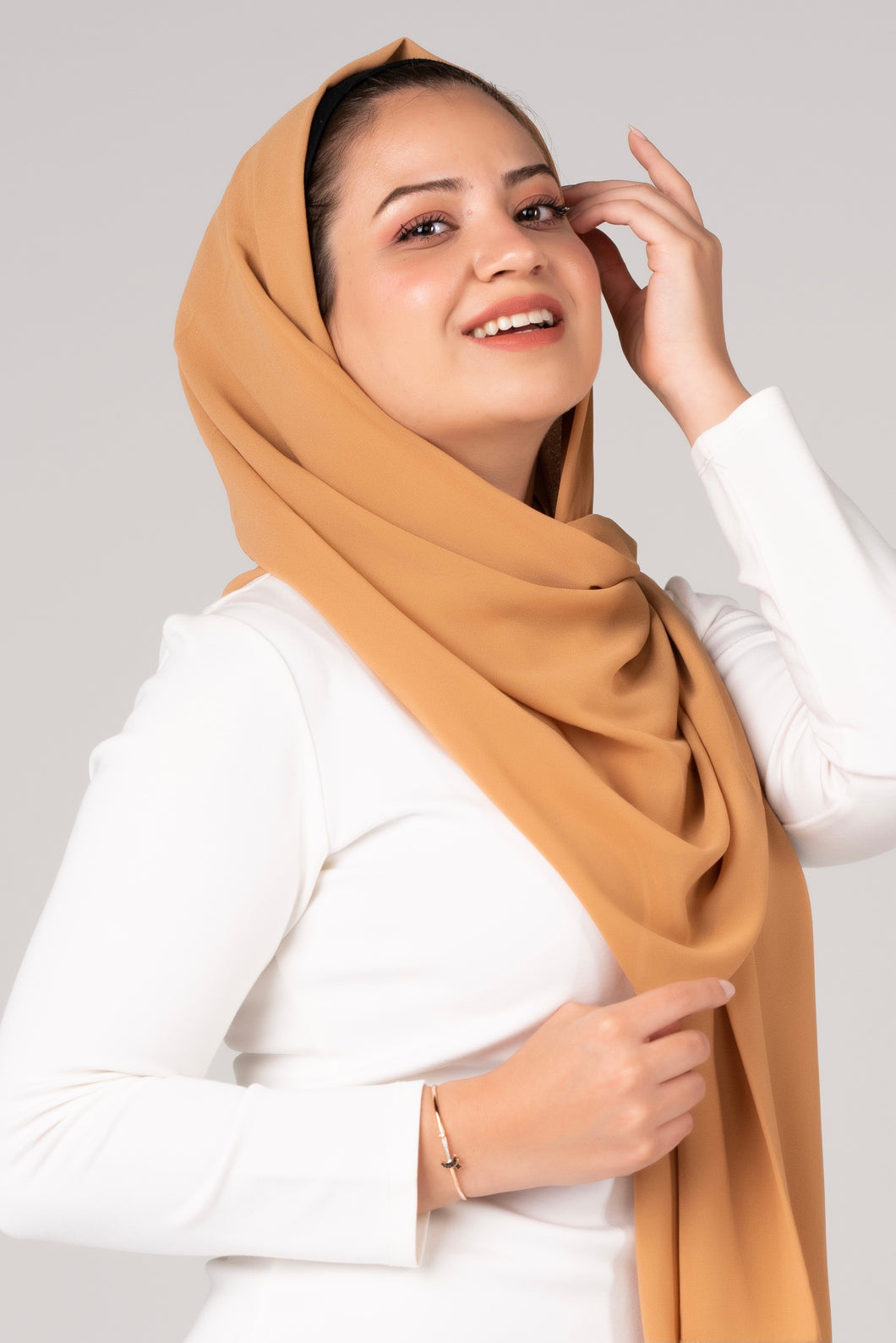 Almond - Warm Light Brown Hijab