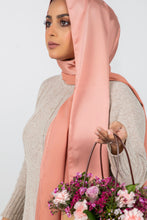 Load image into Gallery viewer, Rose Quartz Satin Hijab - Festive Collection
