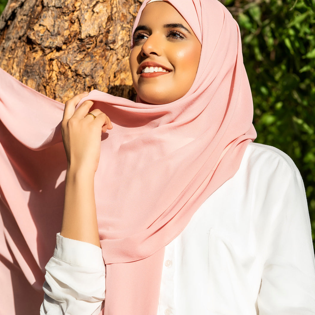 Dahlia - Nude Pink Hijab